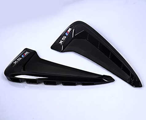 Накладки на крила-зябра BMW X5 F15 стиль X5M чорний