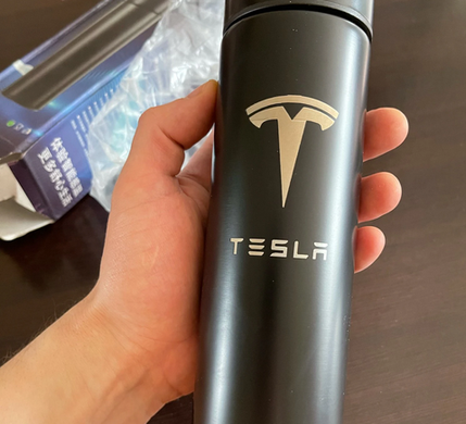 Термокружка з логотипом для Tesla Model 3 / S / X