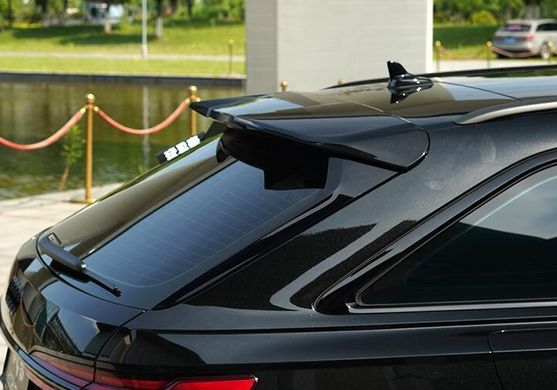 Спойлер багажника Audi A6 C8 універсал чорний глянсовий ABS-пластик