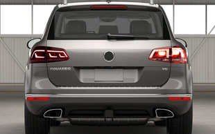 Задня оптика, ліхтарі VW Touareg 2 Full Led димчасті (на заводський галоген)