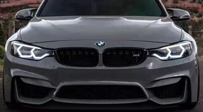Ангельские глазки BMW 1 2 3 4 5 серий X3 X5 X6 Z4, белые U-образные