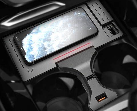 Беспроводной чарджер для BMW X3 G01 / X4 G02 (18-22 г.в.)