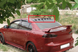 Спойлер козырек на крышу Mitsubishi Lancer X черный глянец (ABS-пластик)
