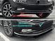 Накладка переднього бампера Volkswagen Passat B8.5 Standard Edition (не R-Line), Чорний глянець