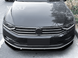 Накладка переднього бампера Volkswagen Passat B8.5 Standard Edition (не R-Line), Чорний глянець