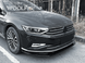 Накладка переднього бампера Volkswagen Passat B8.5 Standard Edition (не R-Line), Чорний глянець