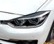 Накладки на фари (віЇ) BMW F30 під фарбування ABS-пластик