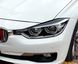 Накладки на фари (віЇ) BMW F30 під фарбування ABS-пластик