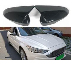 Накладки на дзеркала Ford Fusion чорний глянець (13-18 р.в.)