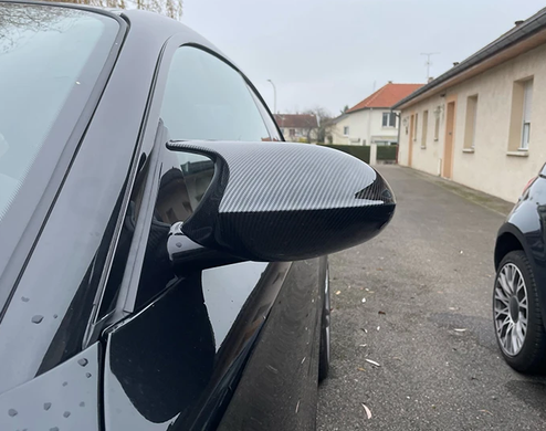 Накладки на дзеркала BMW E90/E91/E92/E93 дорестайл під карбон