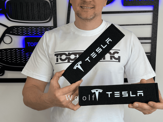 Накладки (чохли) для ременя безпеки Tesla