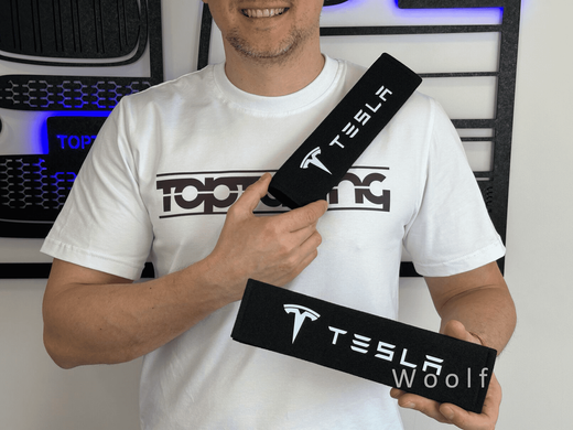 Накладки (чохли) для ременя безпеки Tesla