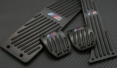 Накладки на педалі BMW з логотипом "М", темні, механіка