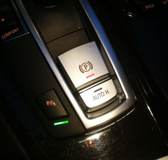Накладка на кнопку центрального тормоза BMW X5 Е70 / X6 E71