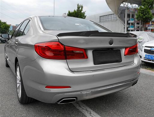Спойлер BMW G30 стиль М4 в кольорі карбон (ABS-пластик)