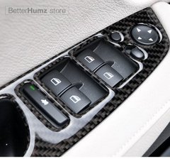 Накладки панели подъемника окон BMW X5 E70 / X6 E71 карбон