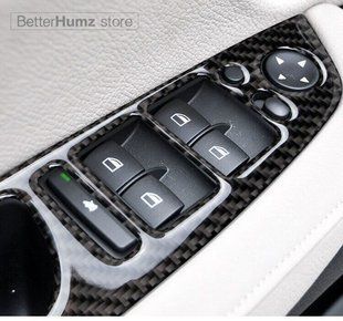 Накладки панелі підйомника вікон BMW X5 E70 / X6 E71 карбон