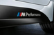 Наклейки на пороги BMW F10 F11 F01 F02 G30 Performance черный глянец