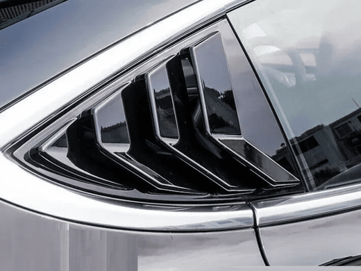 Накладки (зябра) на вікна задніх дверей Tesla Model Y
