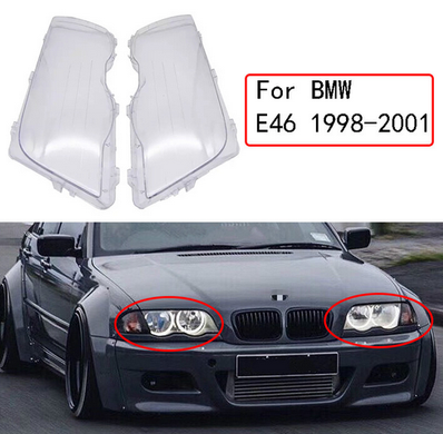 Оптика передняя, стекла фар BMW E46 (98-01 г.в.)