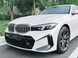 Накладки на противотуманки (клыки верхние) BMW 3 серии G20 G21 LCI M Sport 2023+ черный глянец, Черный глянец