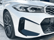 Накладки на противотуманки (клыки верхние) BMW 3 серии G20 G21 LCI M Sport 2023+ черный глянец, Черный глянец