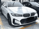 Накладки на противотуманки (клыки верхние) BMW 3 серии G20 G21 LCI M Sport 2023+ черный глянец, Черный глянец