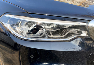 Реснички на BMW 5 G30 под покраску ABS-пластик