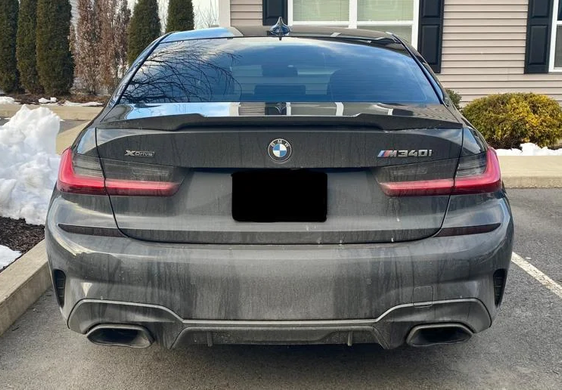 Спойлер багажника BMW G20 стиль М4 чорний глянсовий ABS-пластик