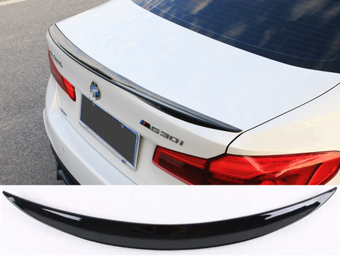 Спойлер BMW G30 стиль Performance чорний глянсовий ABS-пластик