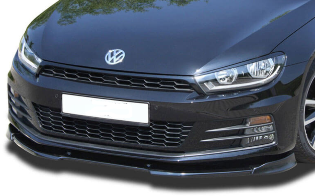Накладки на фари, вії Volkswagen Scirocco III чорні глянсові (2008-2013)