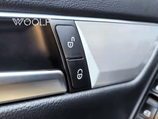 Комплект кнопок блокування дверей салону для Mercedes W204/W212, Черный