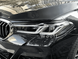 Накладки фар, реснички на BMW 5 G30/G31 (2021-2023) черный глянец ABS-пластик