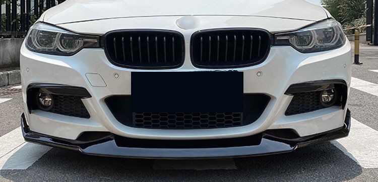 Накладки на протитуманки BMW F30/F31 М Sport чорний глянець