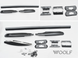Рейлінги на дах Toyota Land CRUISER PRADO 150 (2010-2023) чорні