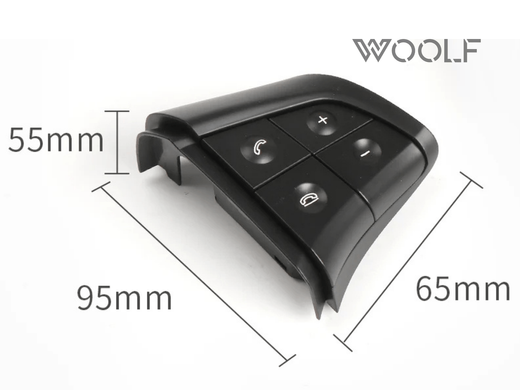 Комплект кнопок для керма Mercedes W164 W245 W251 чорний
