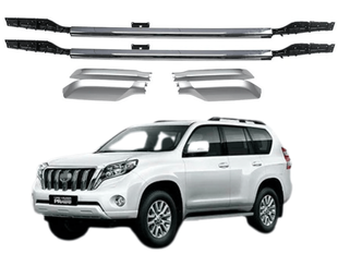 Рейлинги на крышу Toyota Land CRUISER PRADO 150 (2010-2023) хром