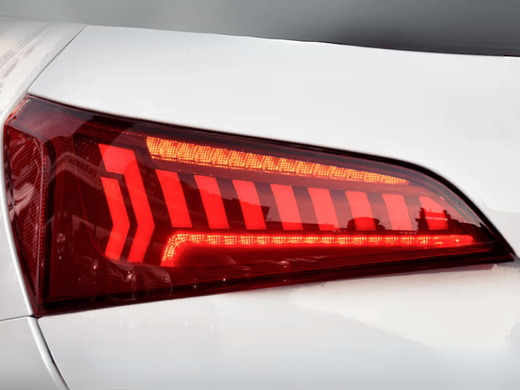 Оптика задня, ліхтарі на Audi Q5 Full Led (2008-2018) чрвоні