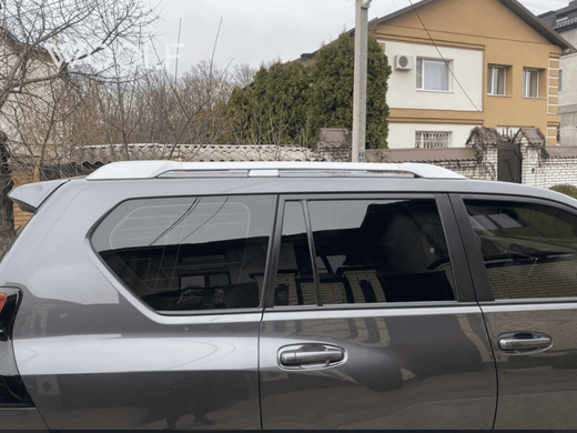 Рейлинги на крышу Toyota Land CRUISER PRADO 150 (2010-2023) хром
