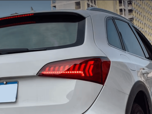 Оптика задня, ліхтарі на Audi Q5 Full Led (2008-2018) чрвоні