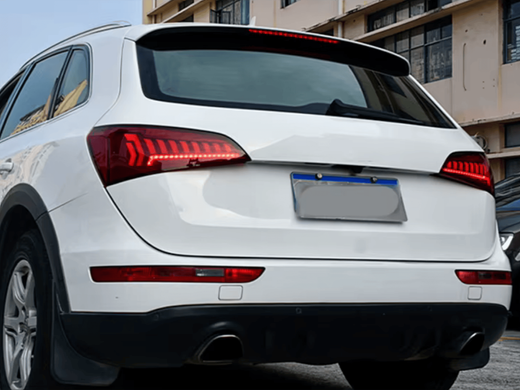 Оптика задня, ліхтарі на Audi Q5 Full Led (2008-2018) чрвоні