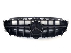 Решетка радиатора без звезды Mercedes W213 в стиле AMG E63 (эмблема в комплекте)