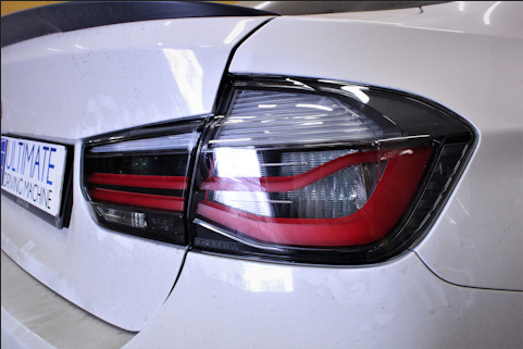 Оптика задняя, фонари BMW F30 в стиле LCI дымчатые (11-18 г.в.)