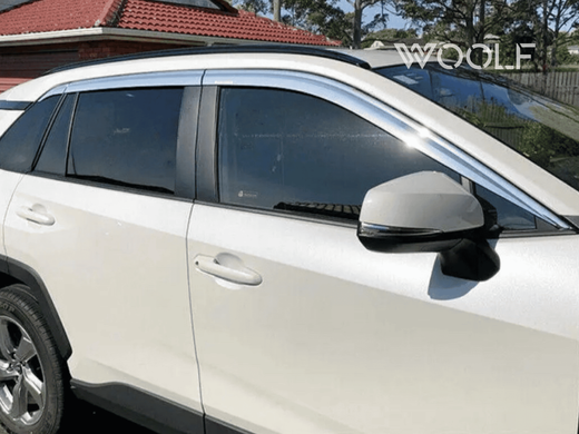 Рейлинги на крышу Toyota RAV4 (2019-2023) черные