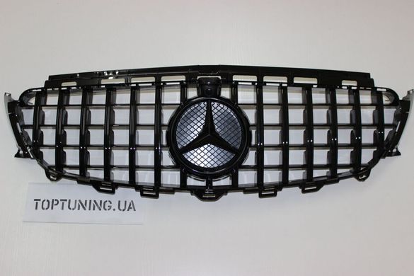 Решетка радиатора на Mercedes W213 в стиле GT (с камерой)