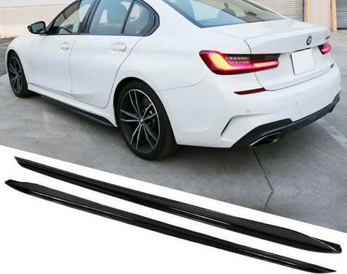 Накладки (диффузоры) порогов автомобиля BMW 3 серии G20 (М-пакет)