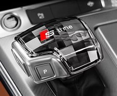 Ручка перемикання передач Audi A6 A7 A8 Q7 Q8 кришталь логотип S-Line (19-23 р.в.)