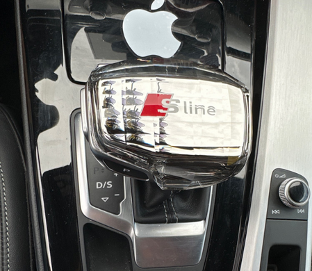 Ручка перемикання передач Audi A6 A7 A8 Q7 Q8 кришталь логотип S-Line (19-23 р.в.)