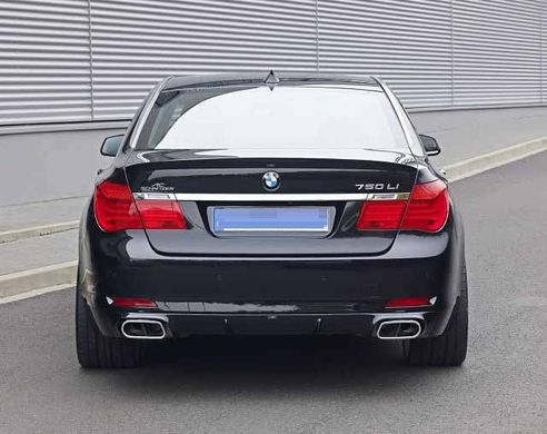 Спойлер на BMW 5 серии F07 GT чорний глянсовий ABS-пластик (09-13 р.в.)