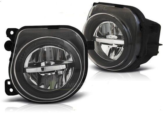 Противотуманные фары BMW F10 / F11 / F07 хромированные (13-16 г.в.)